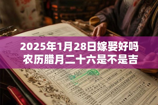 2025年1月28日嫁娶好吗 农历腊月二十六是不是吉日