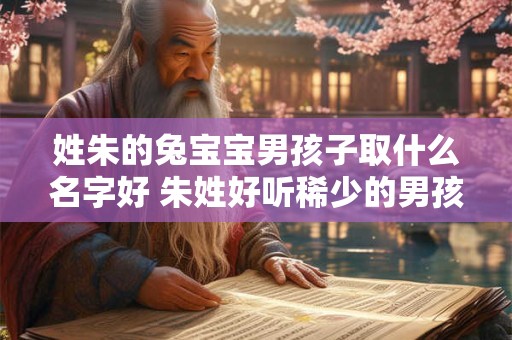 姓朱的兔宝宝男孩子取什么名字好 朱姓好听稀少的男孩名字