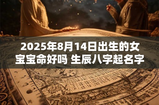 2025年8月14日出生的女宝宝命好吗 生辰八字起名字