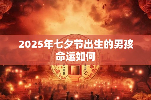 2025年七夕节出生的男孩命运如何