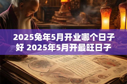 2025兔年5月开业哪个日子好 2025年5月开最旺日子
