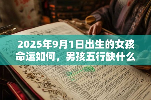 2025年9月1日出生的女孩命运如何，男孩五行缺什么