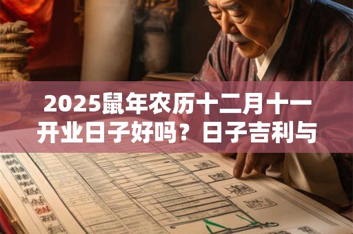 2025鼠年农历十二月十一开业日子好吗？日子吉利与八字有关