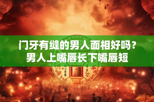 门牙有缝的男人面相好吗？男人上嘴唇长下嘴唇短