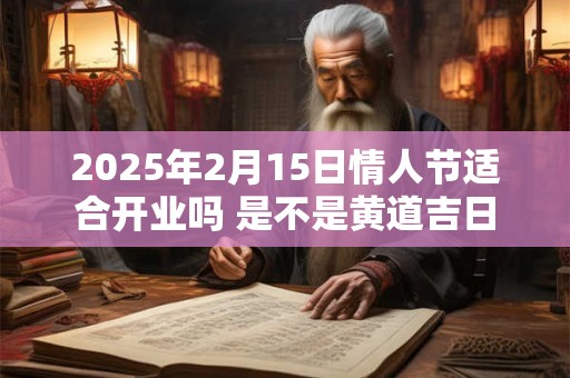 2025年2月15日情人节适合开业吗 是不是黄道吉日