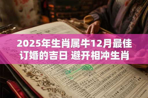 2025年生肖属牛12月最佳订婚的吉日 避开相冲生肖 2025年生肖属牛12月最佳订婚的吉日 避开相冲生肖