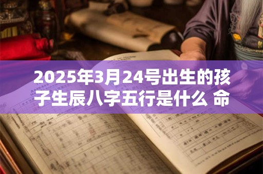2025年3月24号出生的孩子生辰八字五行是什么 命好不好