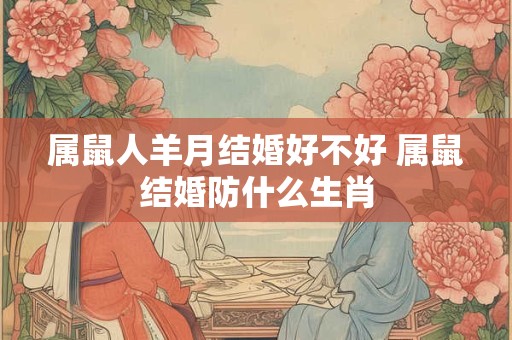 属鼠人羊月结婚好不好 属鼠结婚防什么生肖