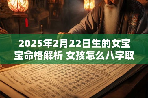 2025年2月22日生的女宝宝命格解析 女孩怎么八字取名