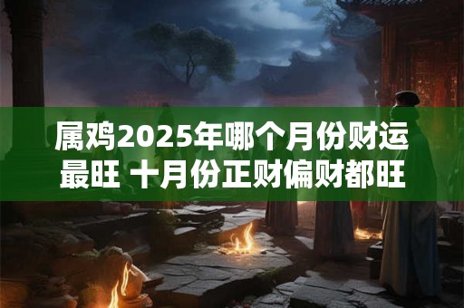 属鸡2025年哪个月份财运最旺 十月份正财偏财都旺盛