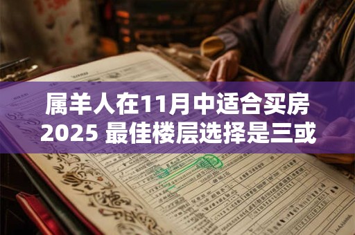 属羊人在11月中适合买房2025 最佳楼层选择是三或四