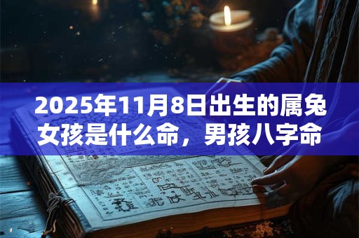 2025年11月8日出生的属兔女孩是什么命，男孩八字命运分析