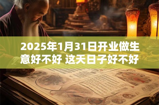 2025年1月31日开业做生意好不好 这天日子好不好