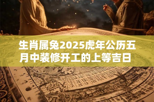 生肖属兔2025虎年公历五月中装修开工的上等吉日 好日子查询