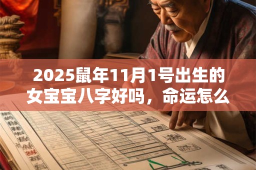 2025鼠年11月1号出生的女宝宝八字好吗，命运怎么样