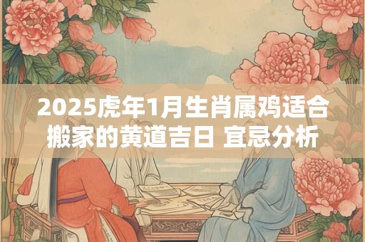 2025虎年1月生肖属鸡适合搬家的黄道吉日 宜忌分析