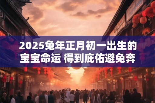 2025兔年正月初一出生的宝宝命运 得到庇佑避免奔波