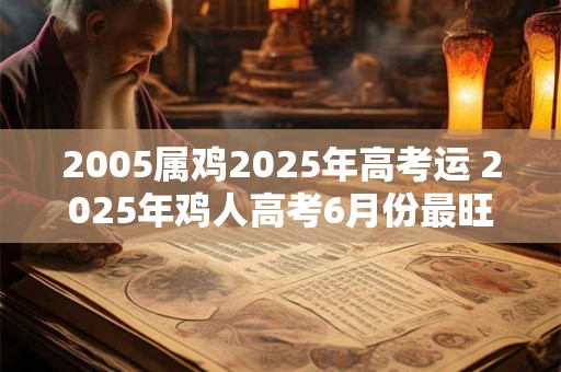 2005属鸡2025年高考运 2025年鸡人高考6月份最旺色