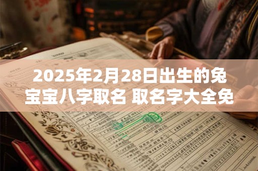 2025年2月28日出生的兔宝宝八字取名 取名字大全免费查询