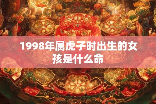 1998年属虎子时出生的女孩是什么命 1998年属虎子时出生的女孩是什么命