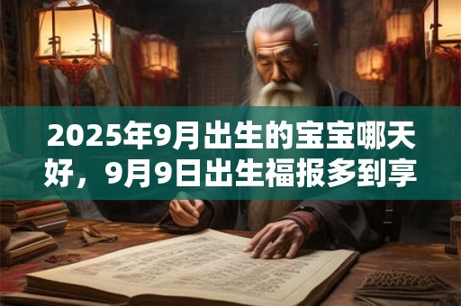 2025年9月出生的宝宝哪天好，9月9日出生福报多到享不完