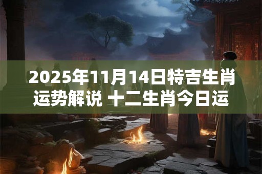 2025年11月14日特吉生肖运势解说 十二生肖今日运势