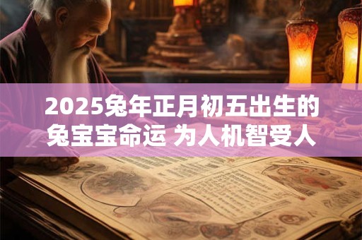 2025兔年正月初五出生的兔宝宝命运 为人机智受人欢迎