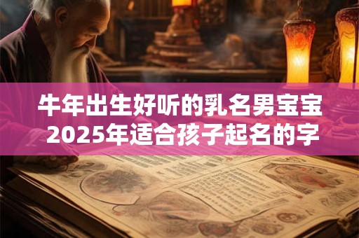 牛年出生好听的乳名男宝宝 2025年适合孩子起名的字眼 牛年出生好听的乳名男宝宝 2025年适合孩子起名的字眼