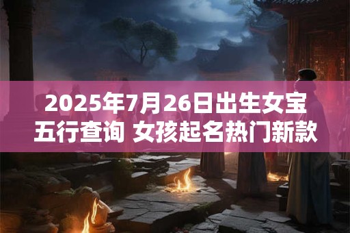 2025年7月26日出生女宝五行查询 女孩起名热门新款