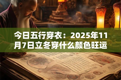 今日五行穿衣：2025年11月7日立冬穿什么颜色旺运势