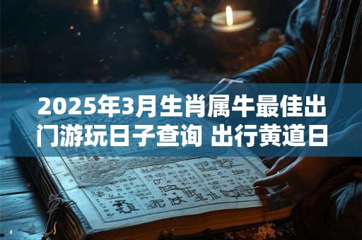 2025年3月生肖属牛最佳出门游玩日子查询 出行黄道日子