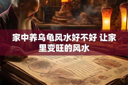 家中养乌龟风水好不好 让家里变旺的风水 家中养乌龟风水好不好 让家里变旺的风水