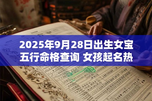 2025年9月28日出生女宝五行命格查询 女孩起名热门新款