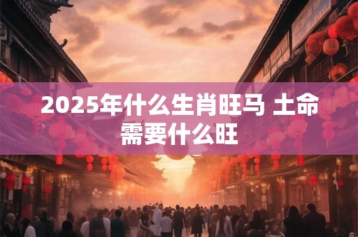 2025年什么生肖旺马 土命需要什么旺