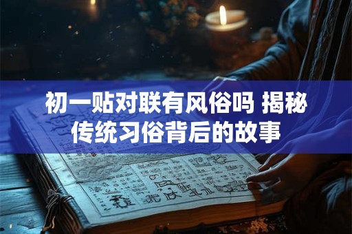 初一贴对联有风俗吗 揭秘传统习俗背后的故事