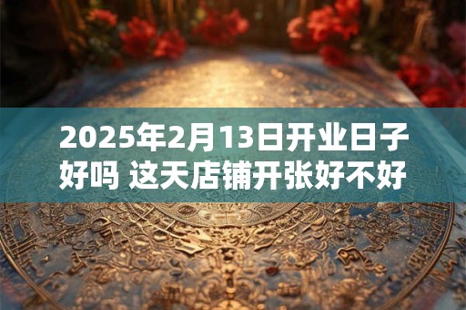 2025年2月13日开业日子好吗 这天店铺开张好不好