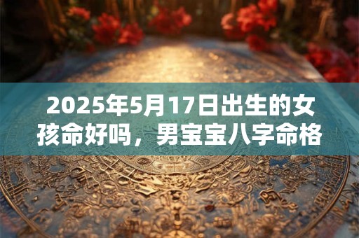 2025年5月17日出生的女孩命好吗，男宝宝八字命格