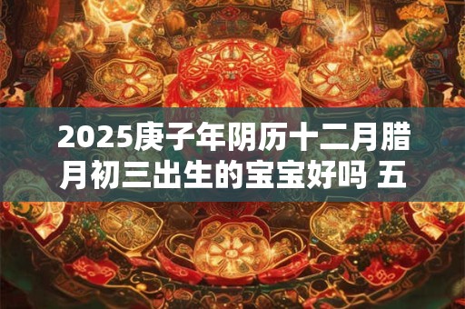 2025庚子年阴历十二月腊月初三出生的宝宝好吗 五行八字查询