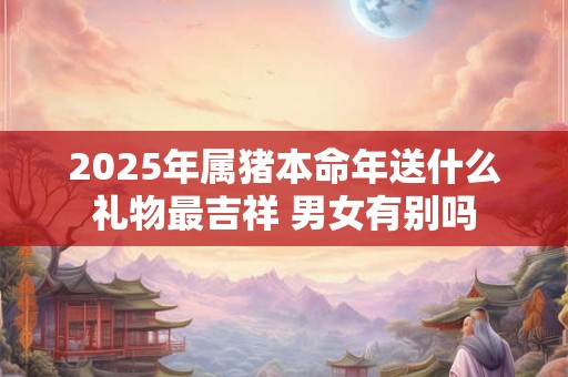 2026年属猪本命年送什么礼物最吉祥 男女有别吗
