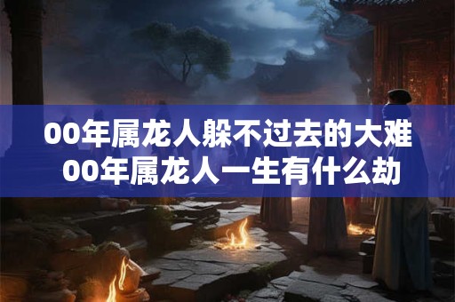 00年属龙人躲不过去的大难 00年属龙人一生有什么劫难