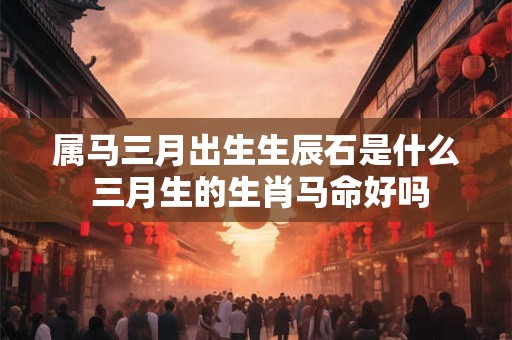 属马三月出生生辰石是什么 三月生的生肖马命好吗
