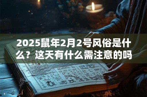 2025鼠年2月2号风俗是什么？这天有什么需注意的吗