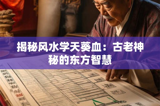 揭秘风水学天葵血：古老神秘的东方智慧