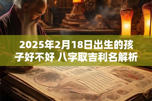 详细阅读:2025年2月18日出生的孩子好不好 八字取吉利名解析 2025年2月18日出生的孩子好不好 八字取吉利名解析
