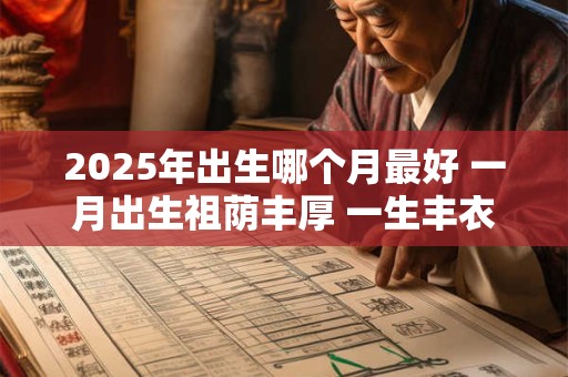 2025年出生哪个月最好 一月出生祖荫丰厚 一生丰衣足食