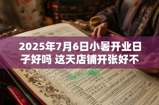 2026年7月6日小暑开业日子好吗 这天店铺开张好不好 2026年7月6日小暑开业日子好吗 这天店铺开张好不好