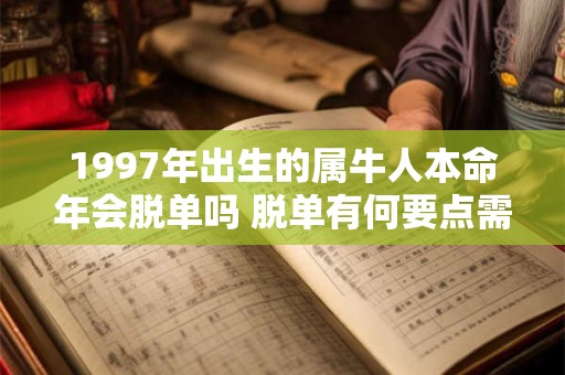1997年出生的属牛人本命年会脱单吗 脱单有何要点需注意