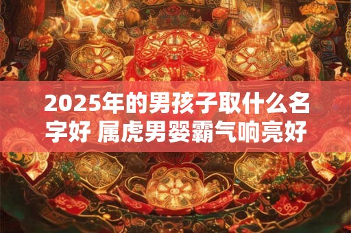2025年的男孩子取什么名字好 属虎男婴霸气响亮好听名