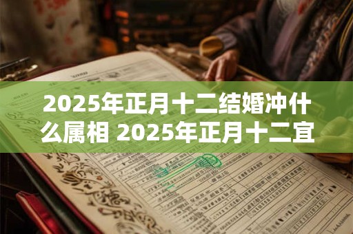 2025年正月十二结婚冲什么属相 2025年正月十二宜嫁娶吗