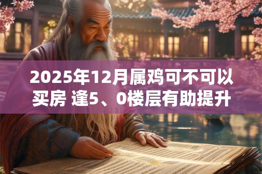 2025年12月属鸡可不可以买房 逢5、0楼层有助提升运势